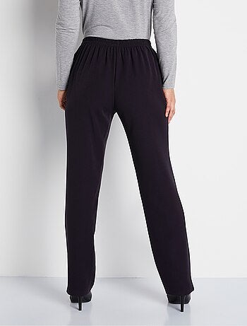 Pantalon infroissable taille semi élastiquée - Afibel