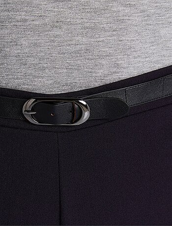 Pantalon infroissable taille semi élastiquée - Afibel