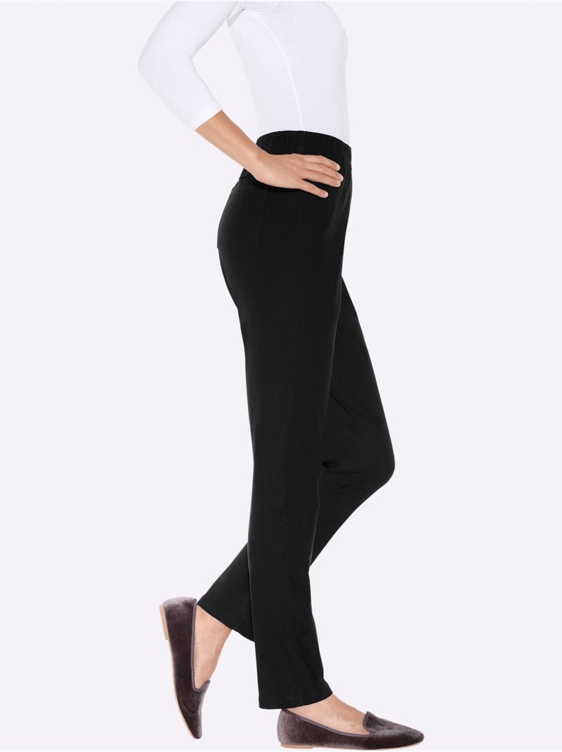 Pantalon intérieur doux gratté - taille standard - moda vilona Noir - Kiabi
