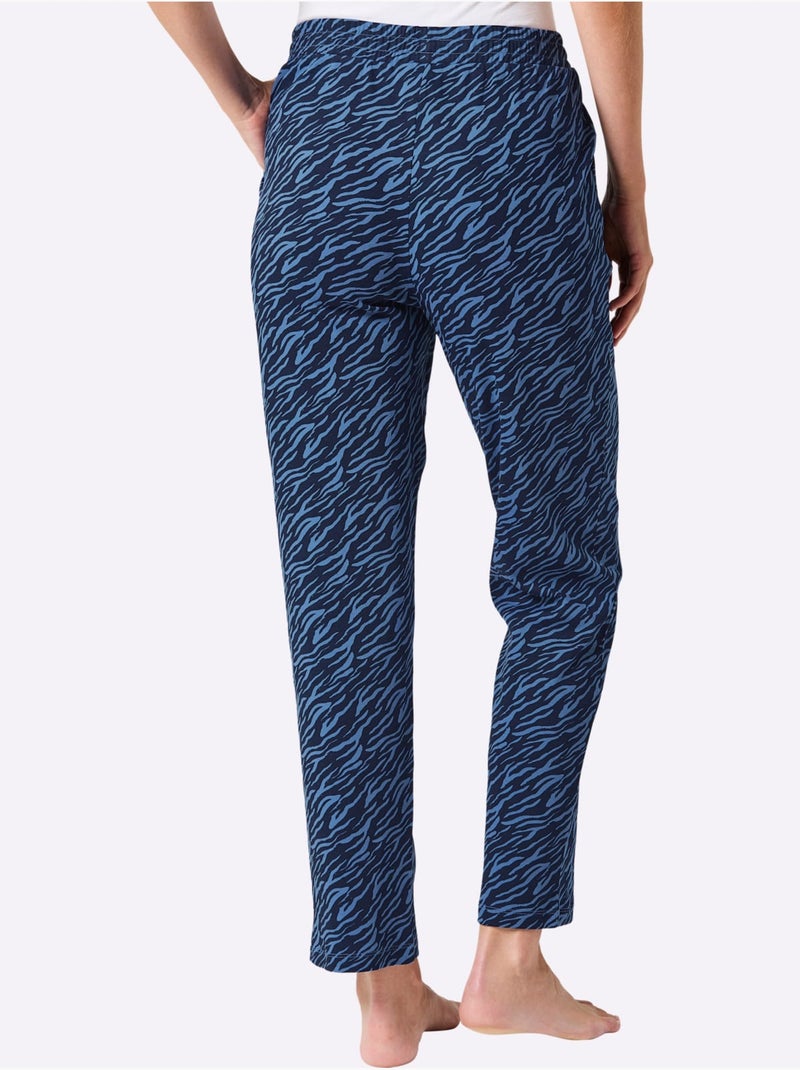 Pantalon Interlock - Taille Standard - Witt Bleu marine - Kiabi