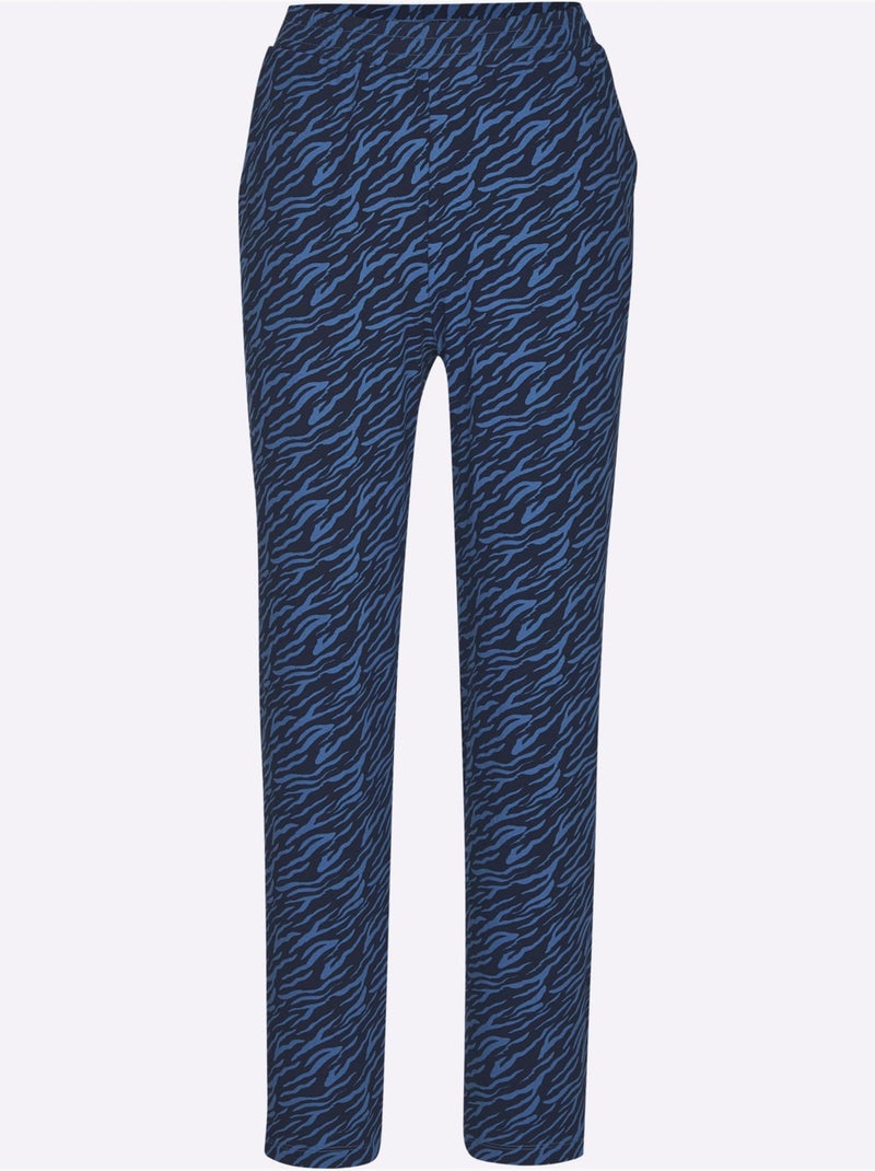 Pantalon Interlock - Taille Standard - Witt Bleu marine - Kiabi