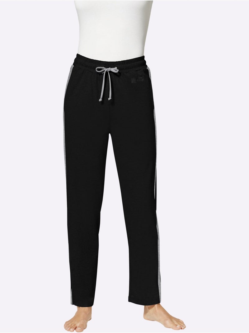 Pantalon Interlock - Taille Standard - Witt Noir - Kiabi