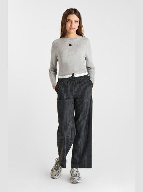 Pantalon IONAGI droite 'Le Temps Des Cerises' - Kiabi