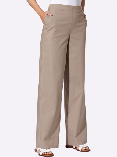 Pantalon Jambes Larges Mode - Taille Standard - Helline - Kiabi