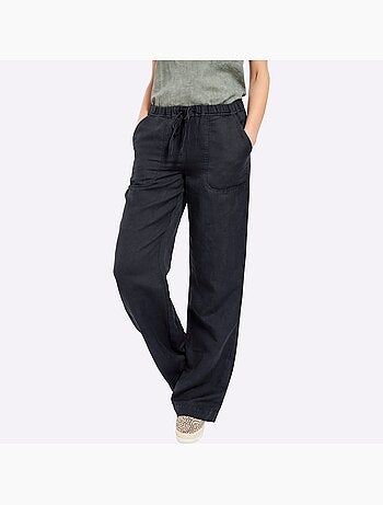 Pantalon jambes larges mode - taille standard - helline
