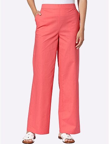 Pantalon Jambes Larges Mode - Taille Standard - helline