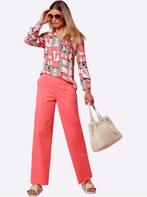 Pantalon Jambes Larges Mode - Taille Standard - helline - Kiabi