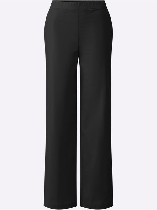 Pantalon Jambes Larges Mode - Taille Standard - Helline - Kiabi Pantalon Jambes Larges Mode - Taille Standard - Helline - Kiabi