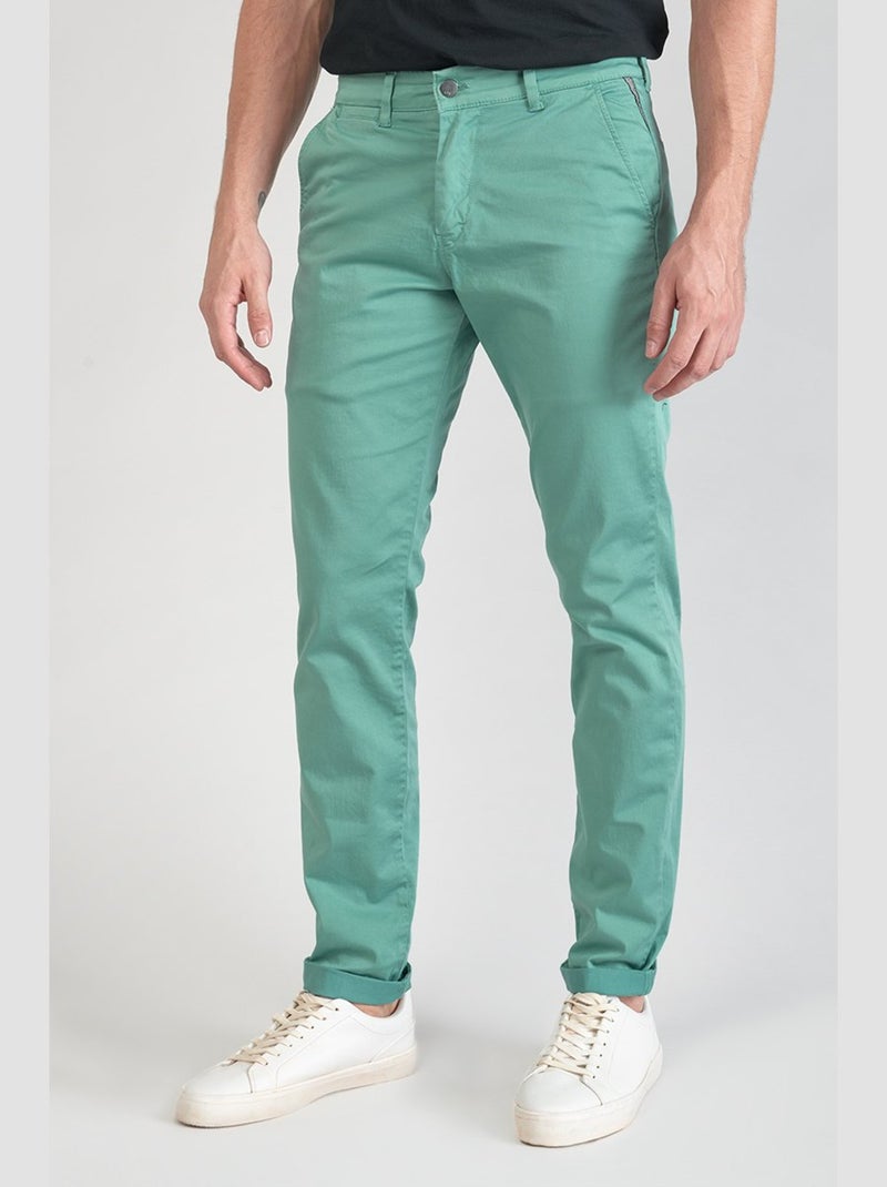 Pantalon JAS3 chino 'Le Temps Des Cerises' Vert - Kiabi