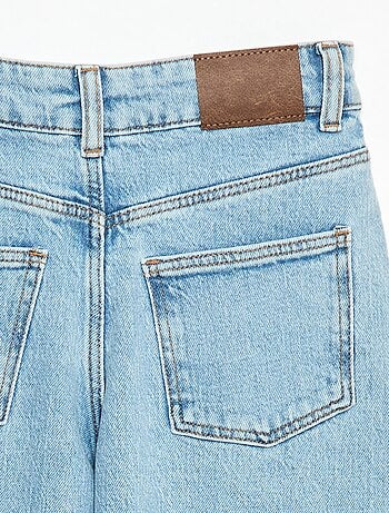 Pantalon jean 5 poches à coupe large