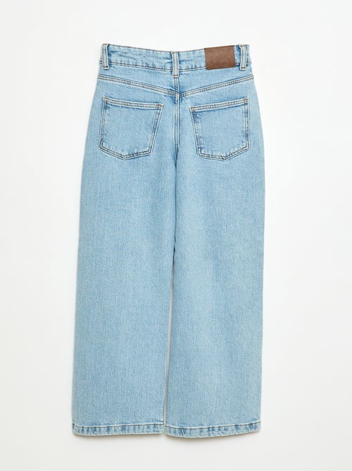 Pantalon jean 5 poches à coupe large - Kiabi Pantalon jean 5 poches à coupe large - Kiabi