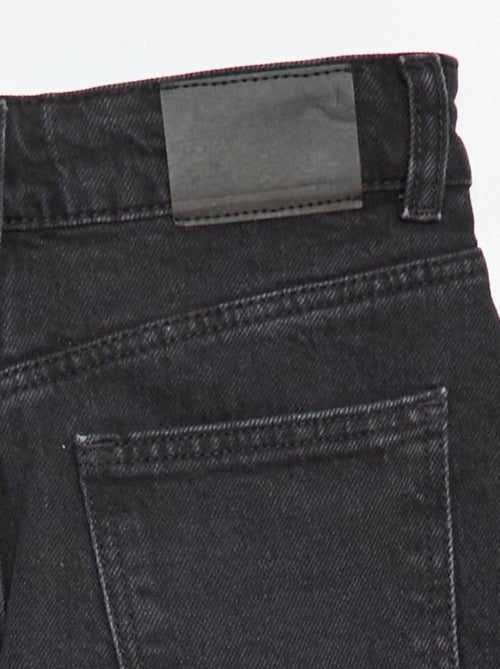 Pantalon jean 5 poches à coupe large - Kiabi