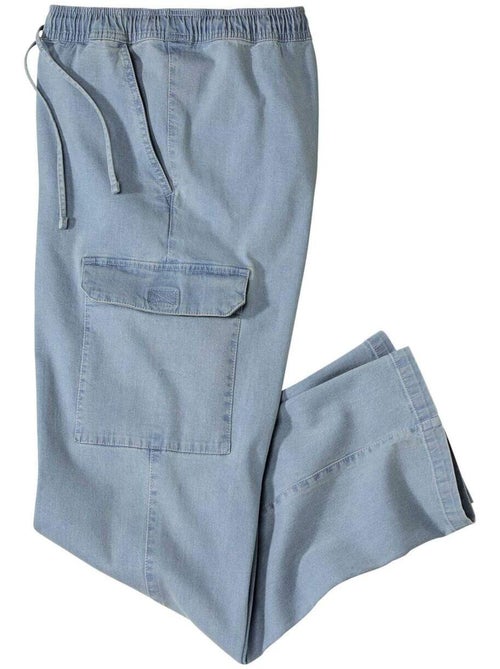 Pantalon Jean Détente Cargo Freedom  - ATLAS FOR MEN - Kiabi