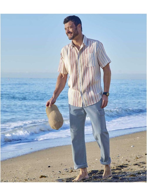 Pantalon Jean Détente Cargo Freedom  - ATLAS FOR MEN - Kiabi