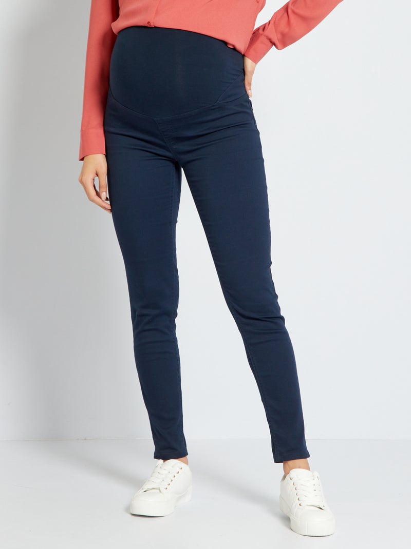 Pantalon jegging de grossesse bleu marine - Kiabi