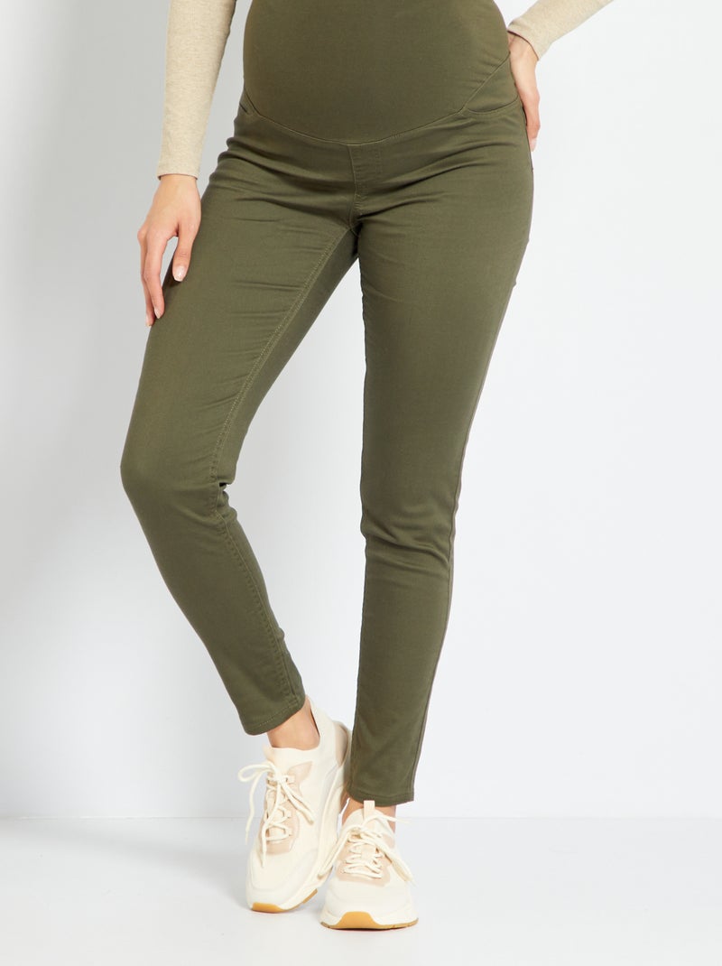 Pantalon jegging de grossesse KAKI - Kiabi