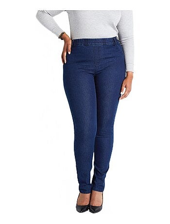 Pantalon jegging ventre plat denim extensible