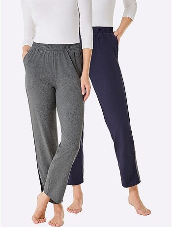 Pantalon Jersey Fin - Taille Standard - Witt - Lot de 2