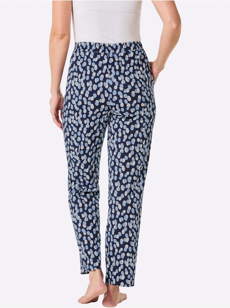 Pantalon Jersey Fin - Taille Standard - Witt Bleu marine - Kiabi