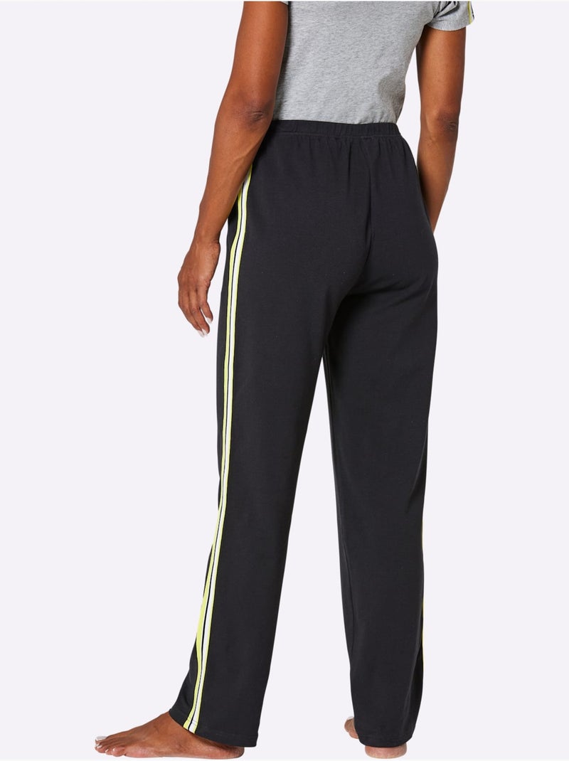Pantalon jersey fin - taille standard - witt Noir - Kiabi