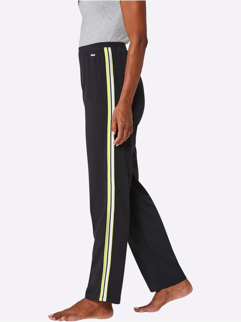 Pantalon jersey fin - taille standard - witt Noir - Kiabi