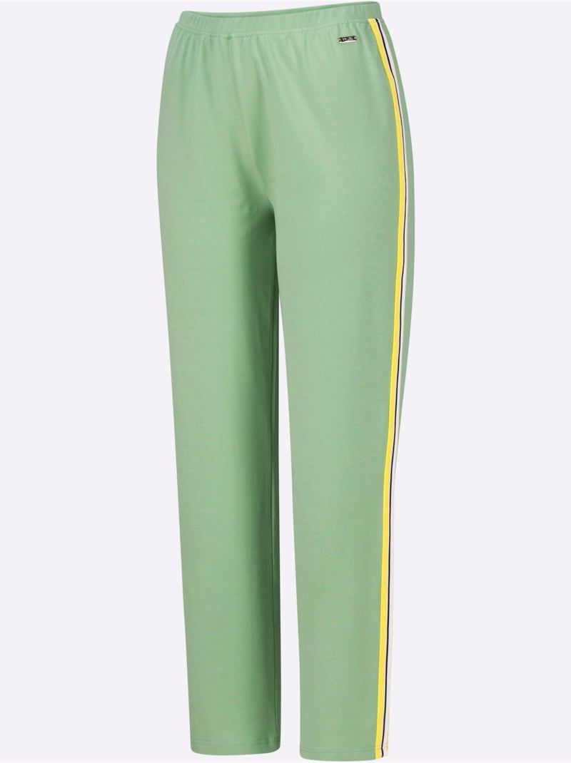 Pantalon jersey fin - taille standard - witt Vert eucalyptus - Kiabi