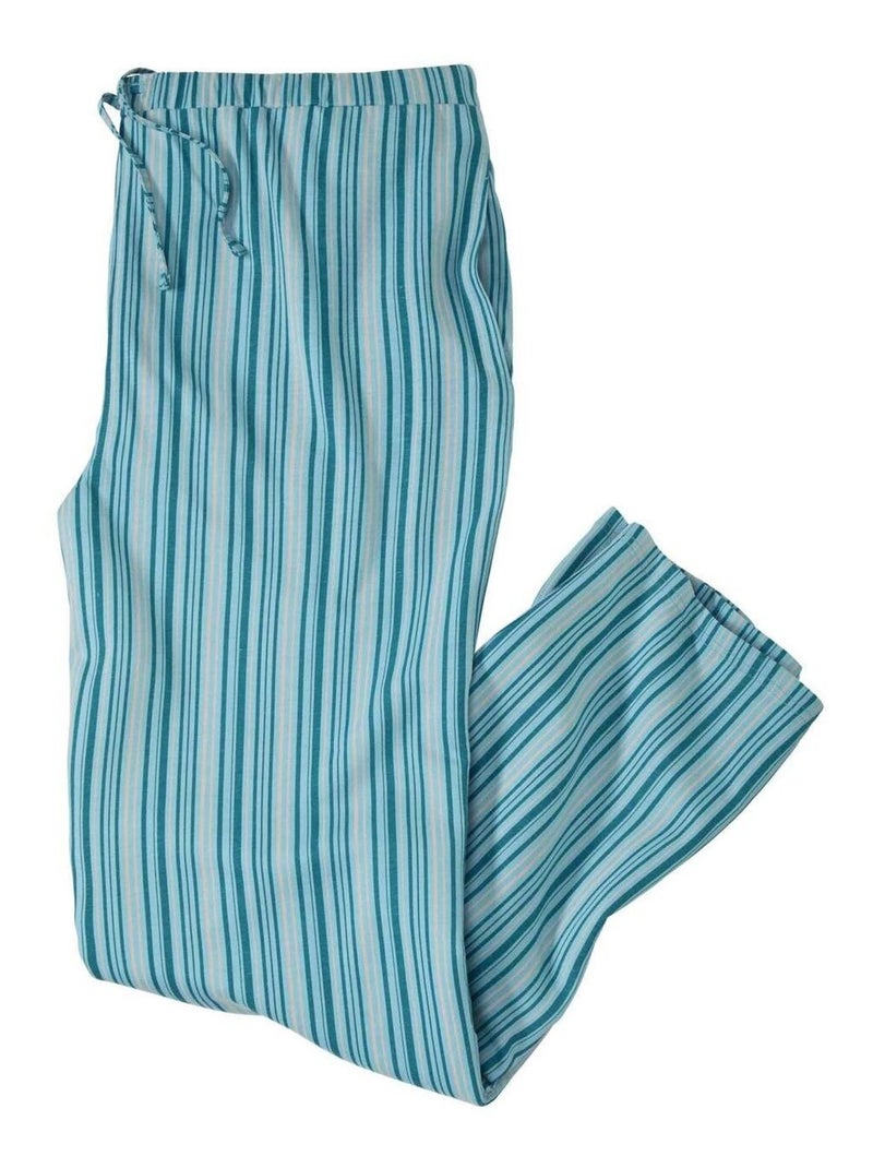 Pantalon Jersey Rayé Tendance - ATLAS FOR MEN - Bleu - Homme - 27.90
