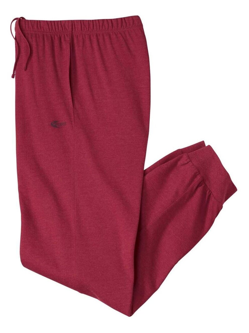 Pantalon Jersey Spring Relax :  - Atlas For Men Bordeaux - Kiabi