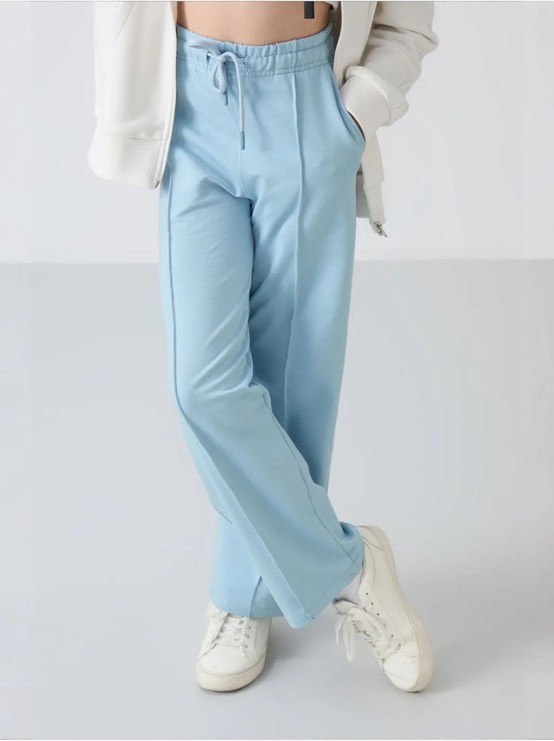 Pantalon jeune en mélange de coton tommy Bleu marine - Kiabi