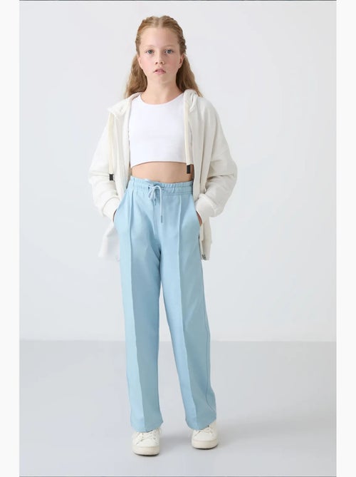 Pantalon jeune en mélange de coton tommy - Kiabi Pantalon jeune en mélange de coton tommy - Kiabi