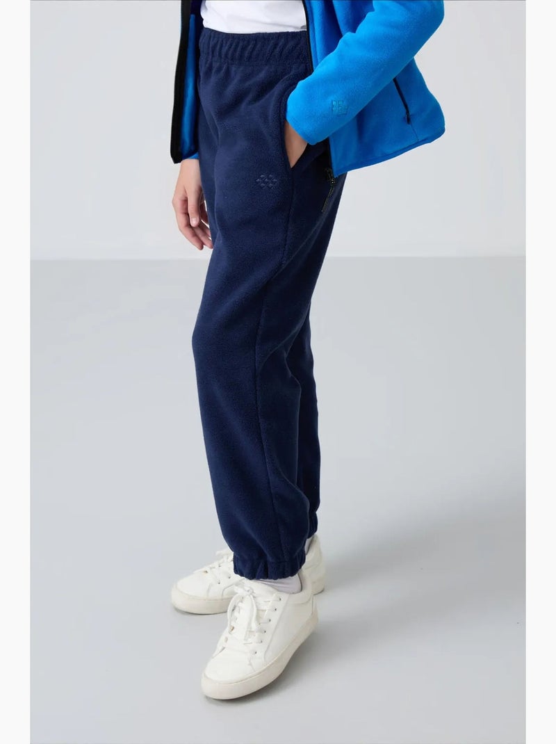 Pantalon jeunesse uni tommy Bleu marine - Kiabi