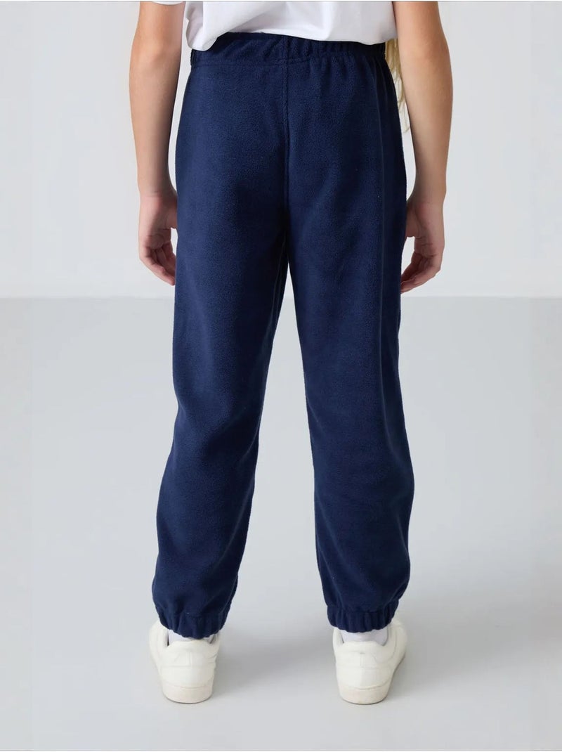 Pantalon jeunesse uni tommy Bleu marine - Kiabi