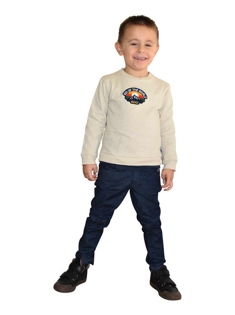 PANTALON JOEL JEAN ENFANT Bleu - Kiabi