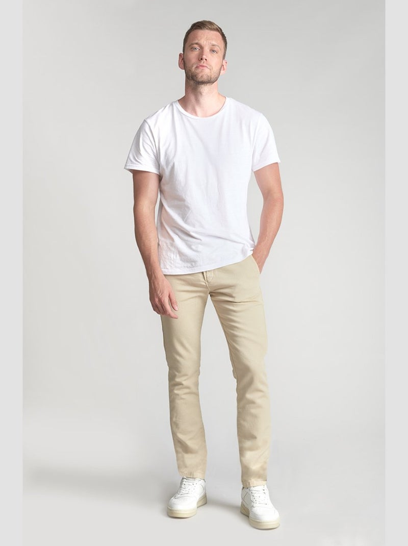 Pantalon JOGG chino 'Le Temps Des Cerises' Beige - Kiabi