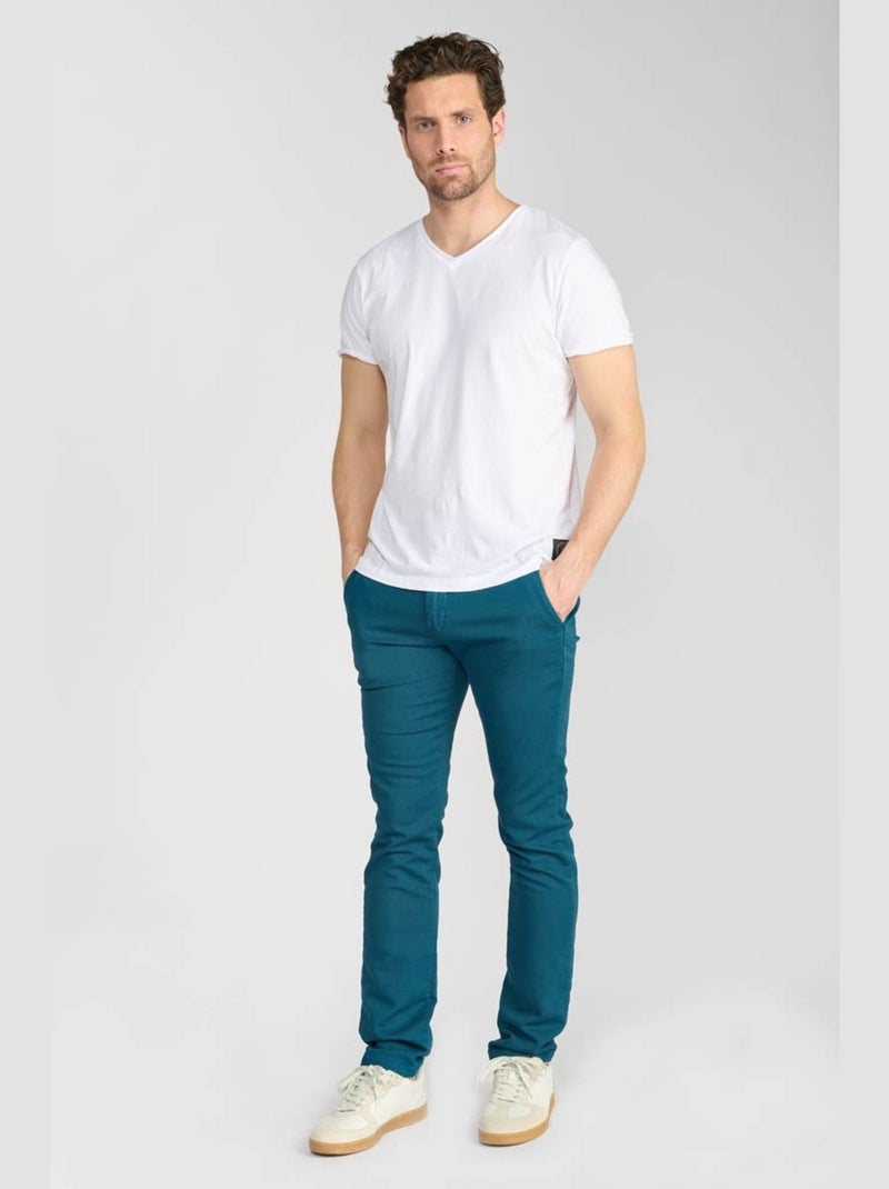 Pantalon JOGG chino 'Le Temps Des Cerises' Bleu - Kiabi