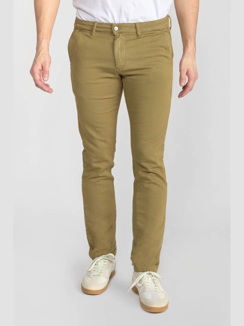 Pantalon JOGG chino 'Le Temps Des Cerises' Kaki - Kiabi