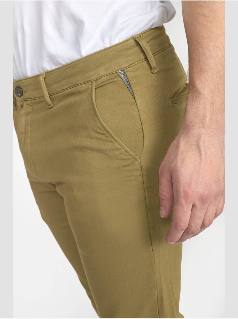 Pantalon JOGG chino 'Le Temps Des Cerises' Kaki - Kiabi