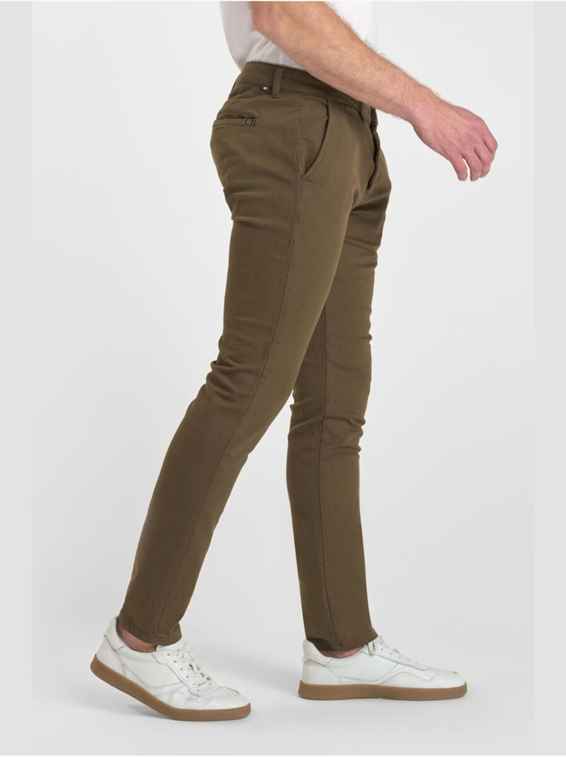 Pantalon JOGG chino 'Le Temps Des Cerises' Marron - Kiabi
