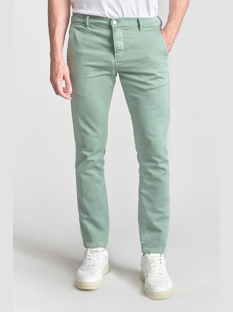 Pantalon JOGG chino 'Le Temps Des Cerises' Vert - Kiabi