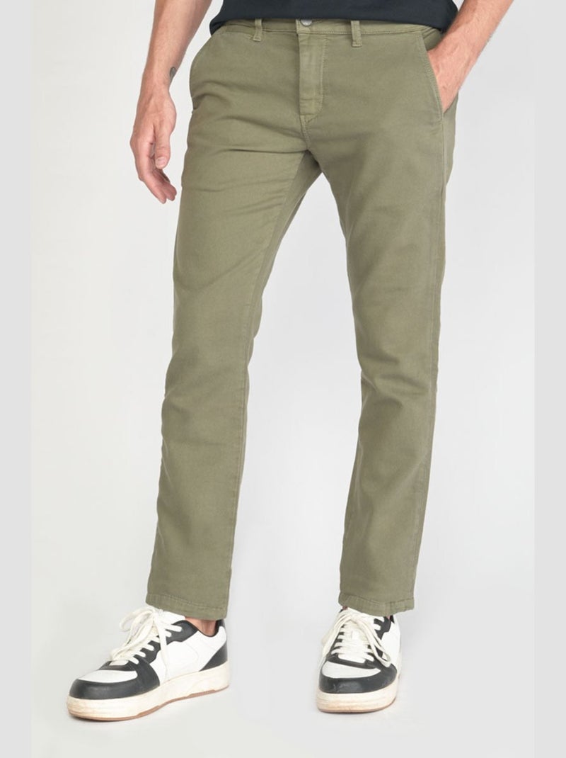 Pantalon JOGG chino 'Le Temps Des Cerises' Vert - Kiabi