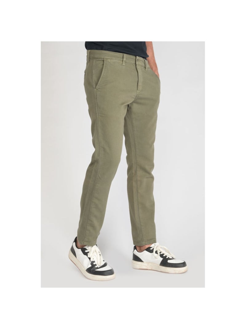 Pantalon JOGG chino 'Le Temps Des Cerises' Vert - Kiabi