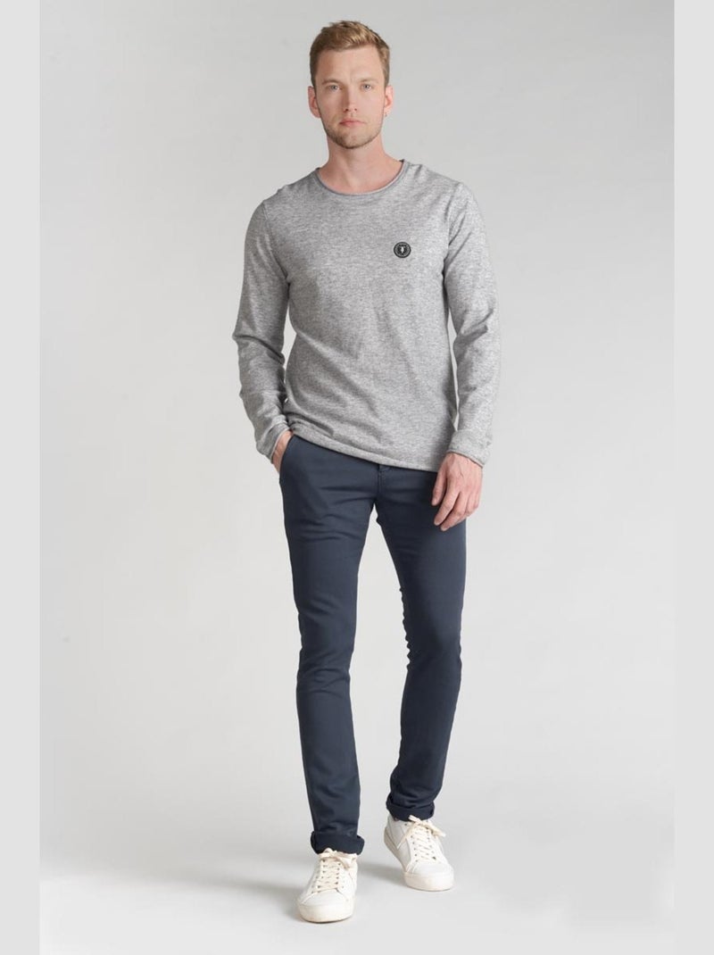Pantalon JOGG slim 'Le Temps Des Cerises' Bleu - Kiabi