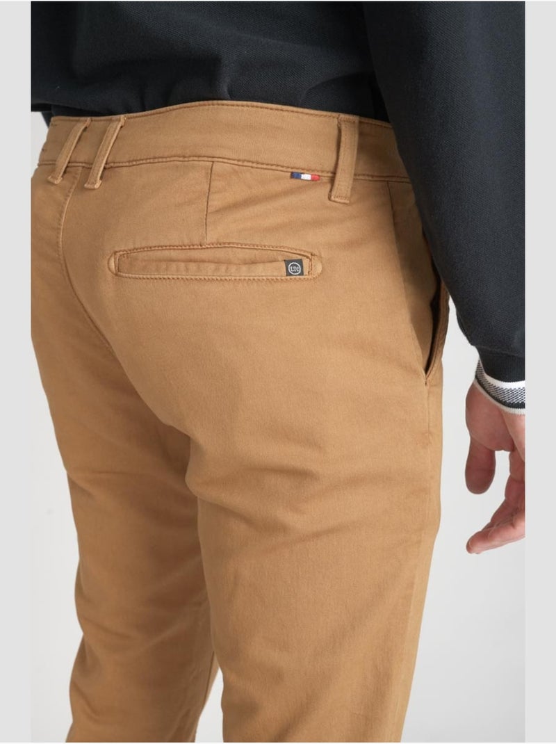 Pantalon JOGG slim 'Le Temps Des Cerises' Marron - Kiabi