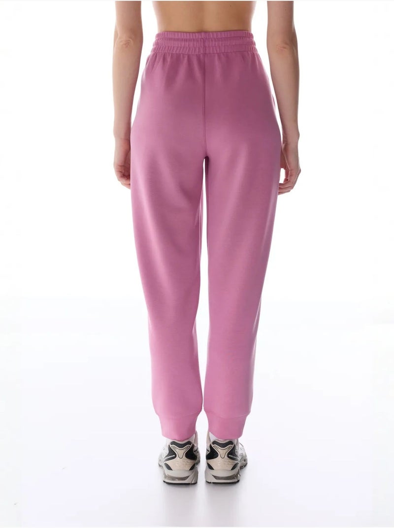Pantalon jogger à poignets en modal penti Magenta - Kiabi