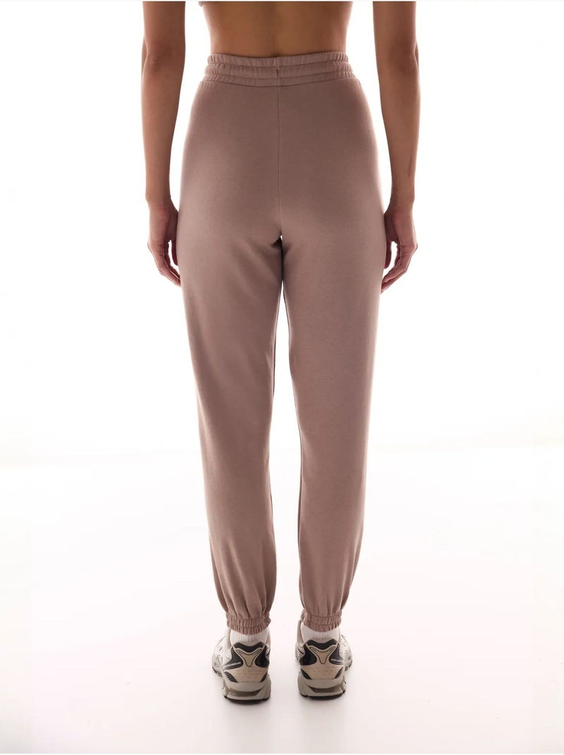 Pantalon jogger actif taille haute penti Mauve - Kiabi
