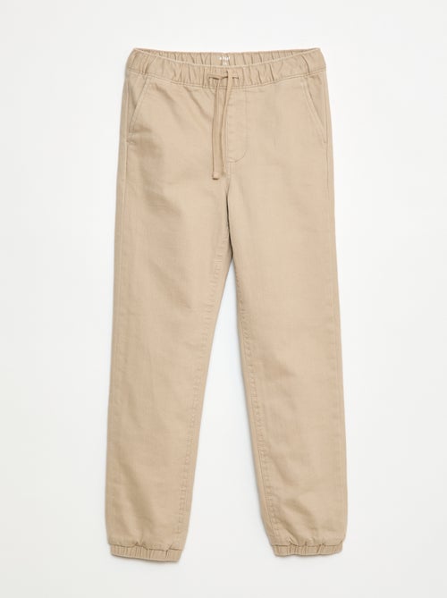 Pantalon jogger doublé - Kiabi