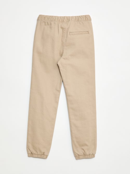 Pantalon jogger doublé - Kiabi
