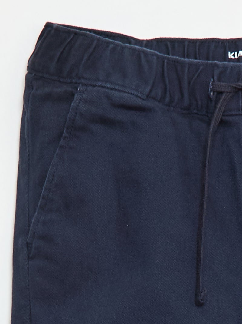 Pantalon jogger doublé Bleu - Kiabi