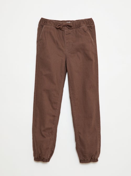 Pantalon jogger doublé - Kiabi