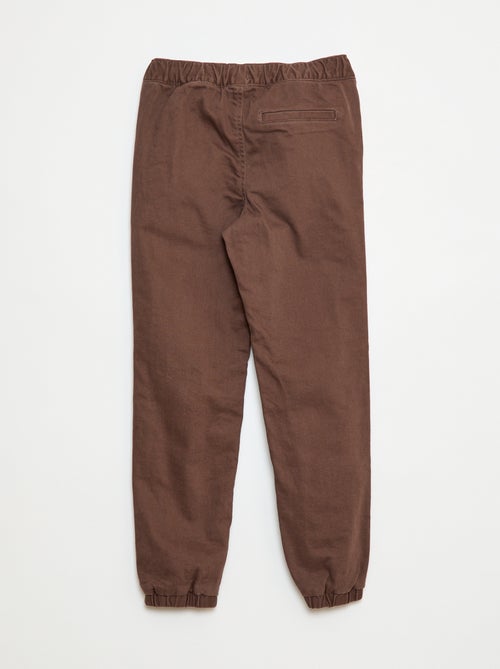Pantalon jogger doublé - Kiabi